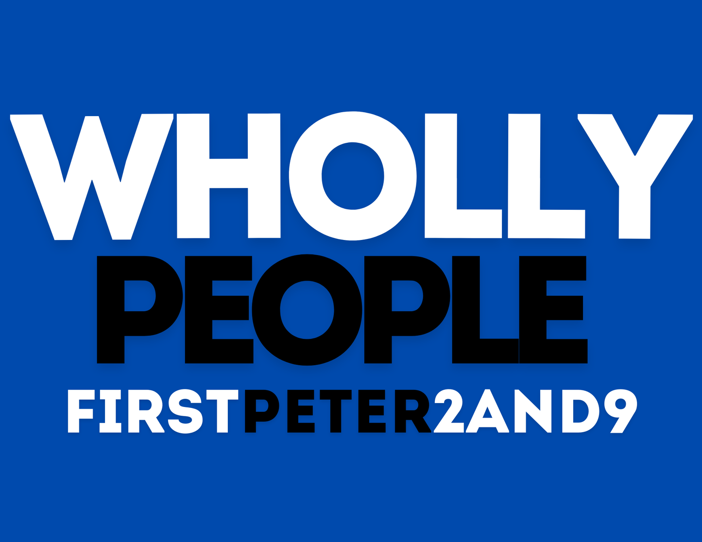 WHOLLYPEOPLE Tshirt